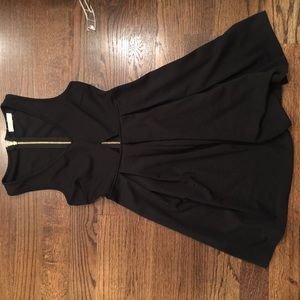 Black skater dress